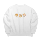 NORICOPOの見はむ聞かはむ言わはむ Big Crew Neck Sweatshirt