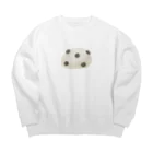 十分に広い店の豆大福 Big Crew Neck Sweatshirt