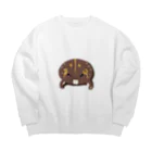 Medusasのあめふくらがえる Big Crew Neck Sweatshirt