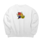 SHIROKOARAのかくれんぼ Big Crew Neck Sweatshirt