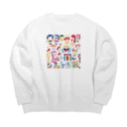 福田とおるの愛えとせとら Big Crew Neck Sweatshirt