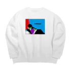 わのmeltdown pons Big Crew Neck Sweatshirt