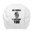 inoue_123のBIG GORILLA IS WATCHING YOU Big Crew Neck Sweatshirt