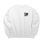 くにつ かの柴犬ラッピー Big Crew Neck Sweatshirt