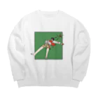 miyamotoの犯人はケチャップ Big Crew Neck Sweatshirt