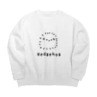 おもち屋さんの無色のハリネズミ Big Crew Neck Sweatshirt