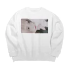 インターネットやめろのんーまんげ Big Crew Neck Sweatshirt