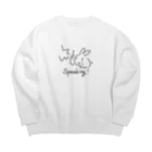 ぼんやりクラブのSpeaking! Big Crew Neck Sweatshirt