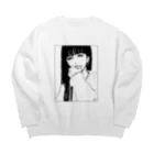 仔羊 めえの気まぐれガール Big Crew Neck Sweatshirt