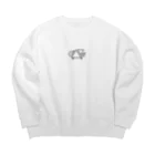 【 らむちずしょっぷ 】のひつじさんとっぷす Big Crew Neck Sweatshirt