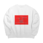 うぱうぱのおみせのたこちゃんすうぇっと Big Crew Neck Sweatshirt