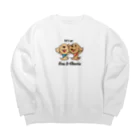 think-a worksのエヴァとシェリー Big Crew Neck Sweatshirt