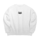 おとのおとニャン Big Crew Neck Sweatshirt