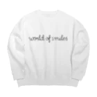 WorldofsmilesのWorld of smiles ビックシルエットトレーナー Big Crew Neck Sweatshirt