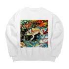 Fantastic FrogのFantastic Frog -Plein Air Version- Big Crew Neck Sweatshirt