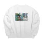 ohutonのMinkowski space Big Crew Neck Sweatshirt