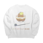 クマバチゴルフ倶楽部のクマバチとモンブラン Big Crew Neck Sweatshirt