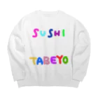kirakira_のSUSHI Big Crew Neck Sweatshirt