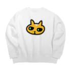 kirakira_のネコ Big Crew Neck Sweatshirt