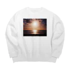 風景写真のオーストラリア 風景写真 Big Crew Neck Sweatshirt