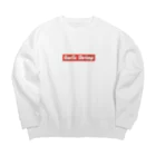 シンス社員Cが作ったモノのガーリックシュリンプ Big Crew Neck Sweatshirt