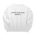 hikikomoriのHAPPY NEW YEAR REIWA 2 Big Crew Neck Sweatshirt