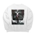 Rabbit HutingのRabbit Hunt Big Crew Neck Sweatshirt