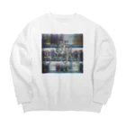 まだ🍣Yung βiaσのHAMA Big Crew Neck Sweatshirt