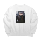 れ の っ 🐶 ❕のもれてるやつ Big Crew Neck Sweatshirt