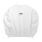 すきなものはすき。のかっぷる Big Crew Neck Sweatshirt