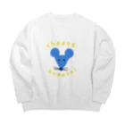 nyota|にょたのチーズください Big Crew Neck Sweatshirt