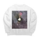 noēma noēsis ノエマノエシスのnoēma noēsis Big Crew Neck Sweatshirt