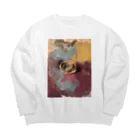 noēma noēsis ノエマノエシスのnoēma noēsis Big Crew Neck Sweatshirt