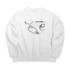 クジャクAサンバのうさぎのおとだ Big Crew Neck Sweatshirt