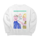 Kei Nagayamaのかき氷 Big Crew Neck Sweatshirt