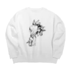 三差恭介の画力 Big Crew Neck Sweatshirt