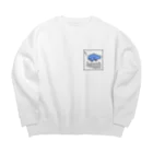 サカナやさんのサカナちゃん Big Crew Neck Sweatshirt