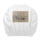 釜萢堂《かまやちどう》美術販売の「Marseille」 Signac, Paul／Paris Musées Big Crew Neck Sweatshirt