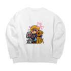 Nico’s RoomのDog lover  Big Crew Neck Sweatshirt