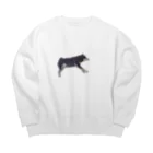 ゆきちのすやすや柴犬ゆきち Big Crew Neck Sweatshirt