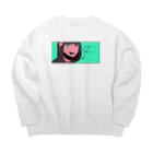 しらほしの背伸びをして覚えたメイク(翡翠) Big Crew Neck Sweatshirt