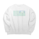 しらほしの主張を囁く(ソーダ) Big Crew Neck Sweatshirt