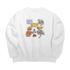 サタケ商店🐅🍛のオーストラリアアニマル(500円募金) Big Crew Neck Sweatshirt