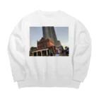 sishamoo_mathの或る日の風景 Big Crew Neck Sweatshirt