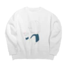 ウィスタリアの運命の赤い糸 Big Crew Neck Sweatshirt