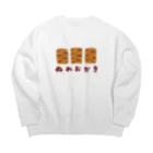 すとろべりーガムFactoryの新 ぬれおかき Big Crew Neck Sweatshirt