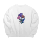 miorilyのmiorily roze Big Crew Neck Sweatshirt