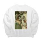 lilli-starling　dépayséeのVintage Fairies Big Crew Neck Sweatshirt