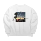 瑪瑙屋の秘密 Big Crew Neck Sweatshirt