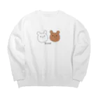 mihishopのくまーず Big Crew Neck Sweatshirt